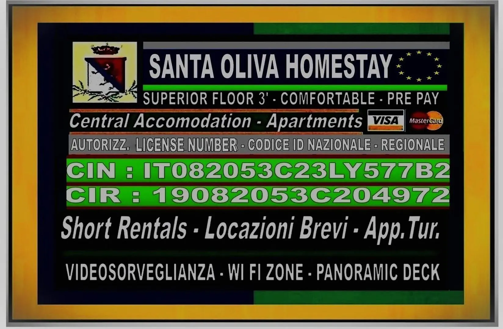 Santa Oliva Homestay Palerme